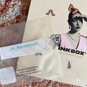 InkBox Realistic Temporary Radiohead In Rainbows Tattoo